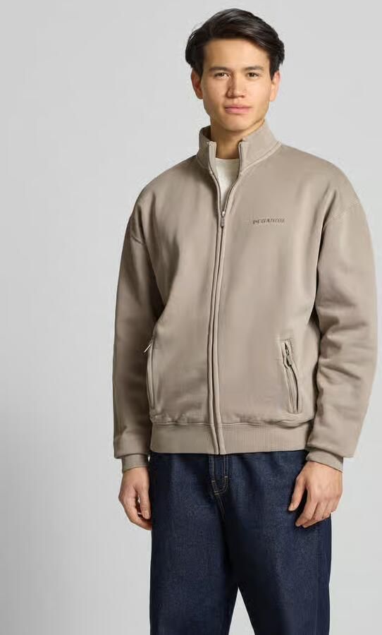 PEGADOR Oversized sweatjack met labelstitching - Foto 4