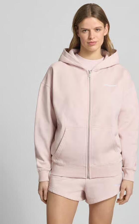 PEGADOR Oversized sweatjack met labelstitching model 'CLARITA' - Foto 6