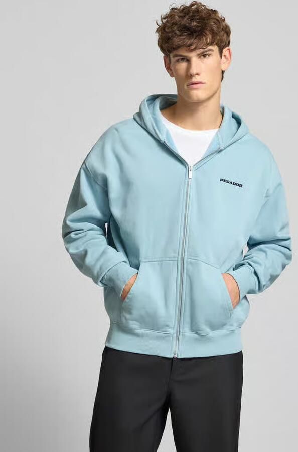 PEGADOR Oversized sweatjack met logo - Foto 2