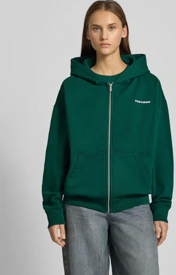 Pegador Oversized sweatjack met logostitching model 'Clarita' - Foto 2