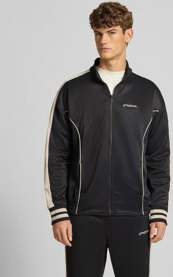 PEGADOR Oversized sweatjack met logostitching model 'Weldon' - Foto 2