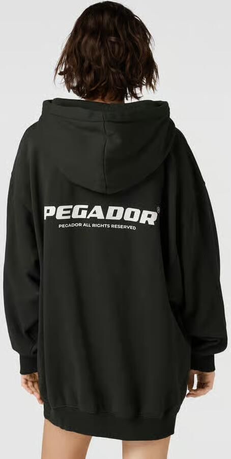 PEGADOR Oversized sweatjurk met logoprint model 'MALM'
