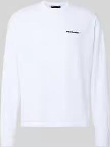 PEGADOR Oversized sweatshirt met gestikt logo model 'Rusk'