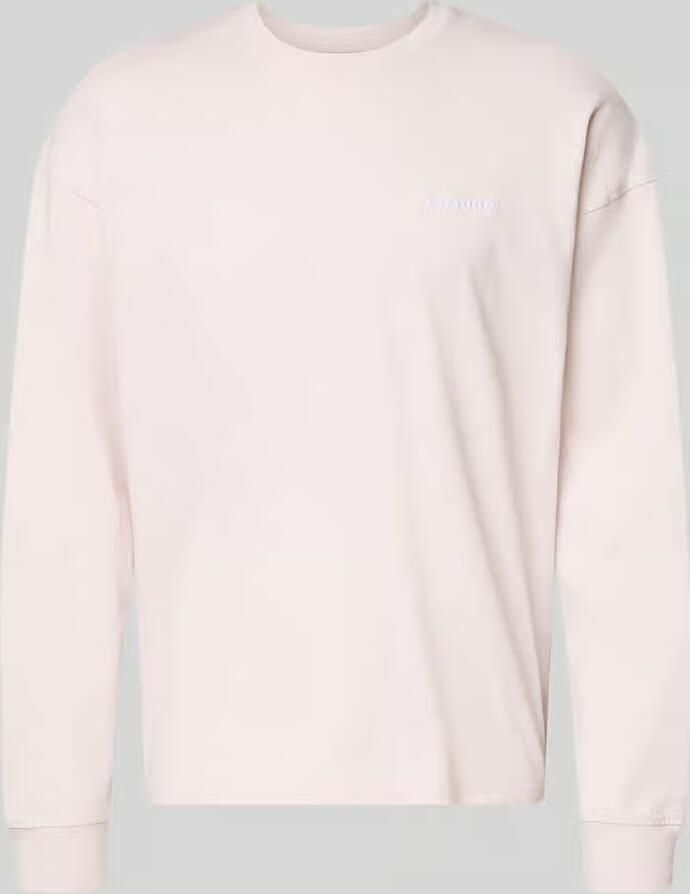 PEGADOR Oversized sweatshirt met gestikt logo model 'Rusk' - Foto 2