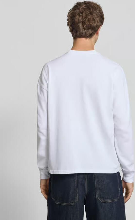 PEGADOR Oversized sweatshirt met gestikt logo model 'Rusk' - Foto 2