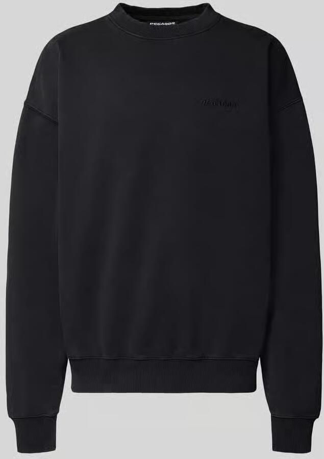 Pegador Logo Oversized Sweater Hoodies & Sweaters in zwart formaten: XL