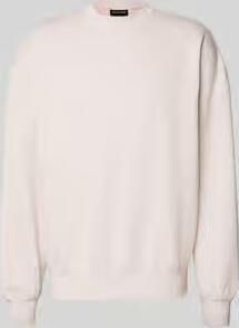 PEGADOR oversized sweatshirt met labelstitching