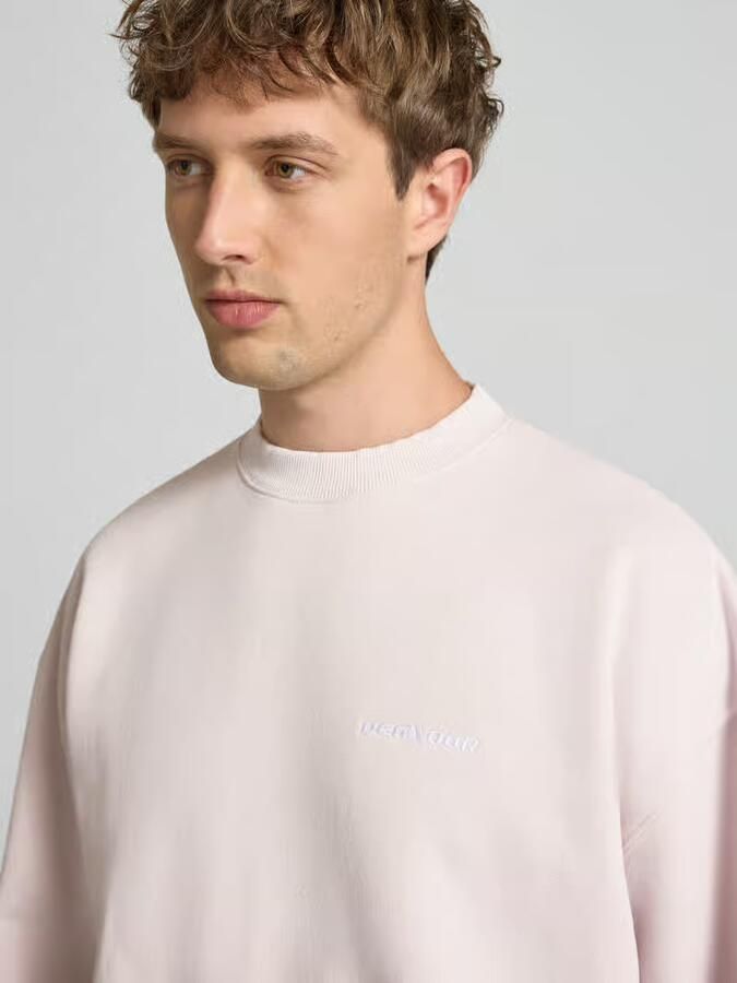 PEGADOR oversized sweatshirt met labelstitching