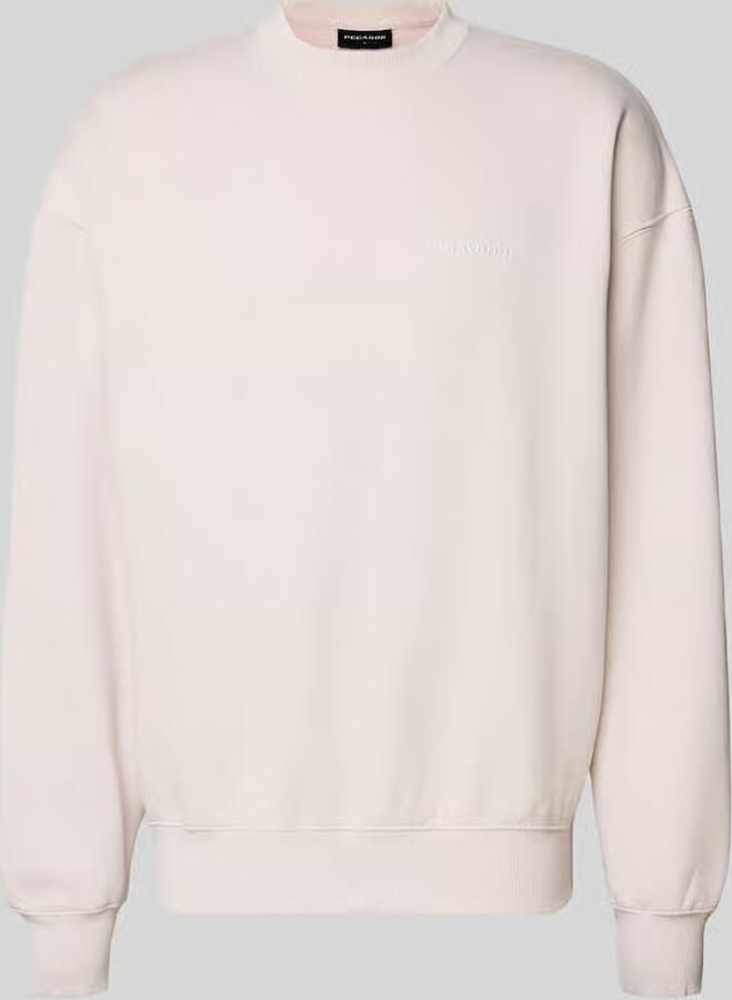 PEGADOR oversized sweatshirt met labelstitching - Foto 2