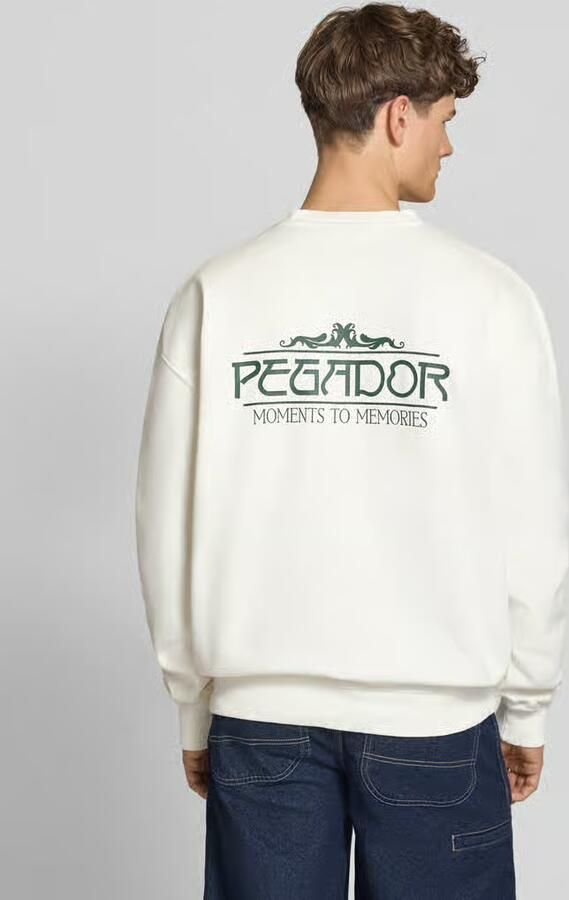 PEGADOR Oversized sweatshirt met logoprint model 'Stavoren'