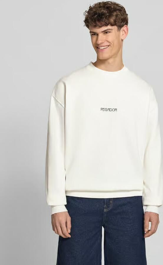 PEGADOR Oversized sweatshirt met logoprint model 'Stavoren' - Foto 4