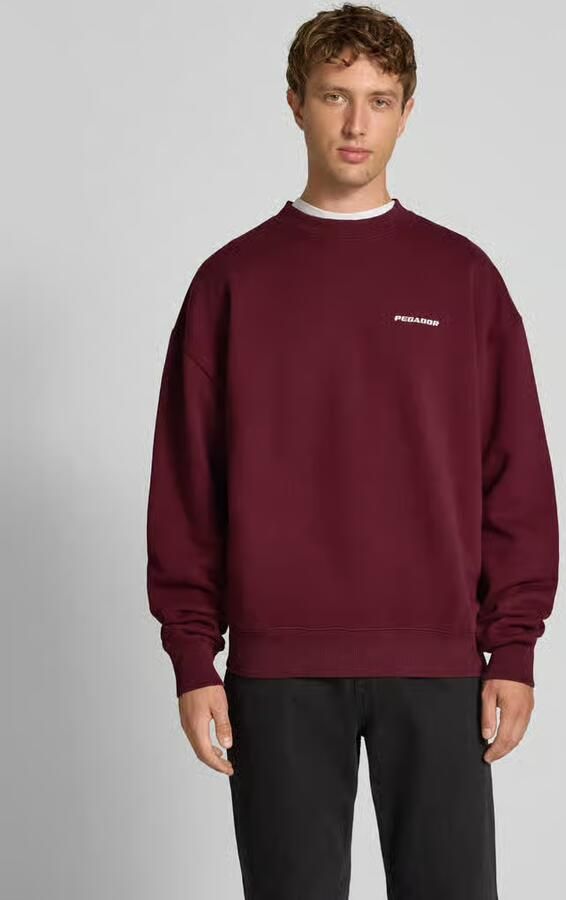 Pegador Oversized sweatshirt met logostitching en ronde hals - Foto 2
