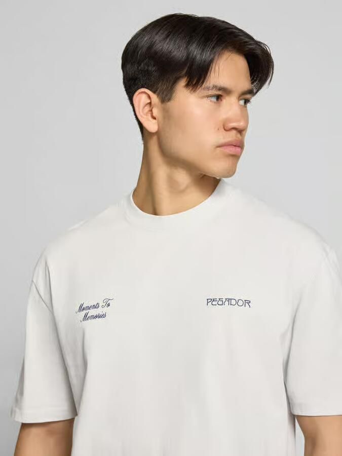 PEGADOR Sweatshorts met elastische band en gestikt logo - Foto 2