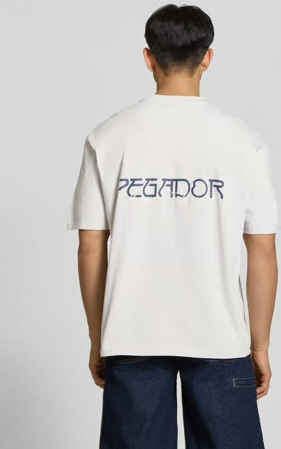 PEGADOR Oversized T-shirt met 1 2-mouwen model 'Zernez' - Foto 7
