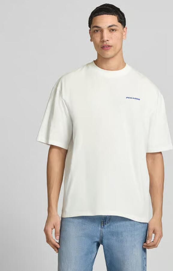 PEGADOR Oversized t-shirt met labeldetail model 'Bovec' - Foto 2