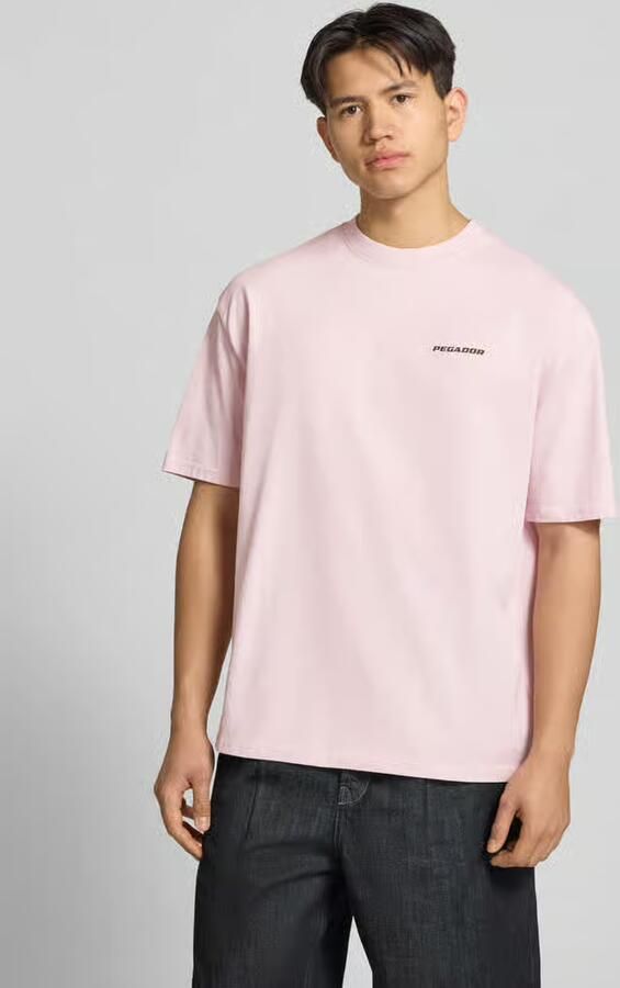 PEGADOR Oversized t-shirt met labeldetail model 'Bovec' - Foto 3