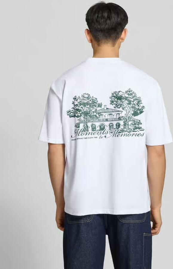 PEGADOR Oversized T-shirt met labeldetail model 'Rochefort' - Foto 2