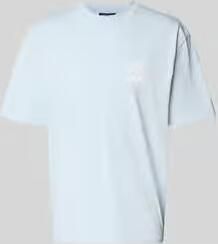 PEGADOR Oversized T-shirt met labelprint