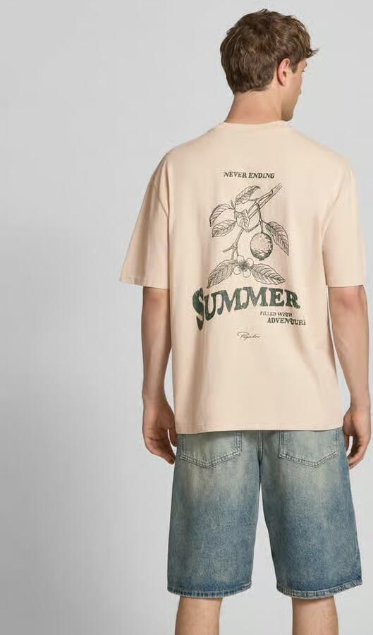 PEGADOR Oversized T-shirt met labelprint - Foto 2