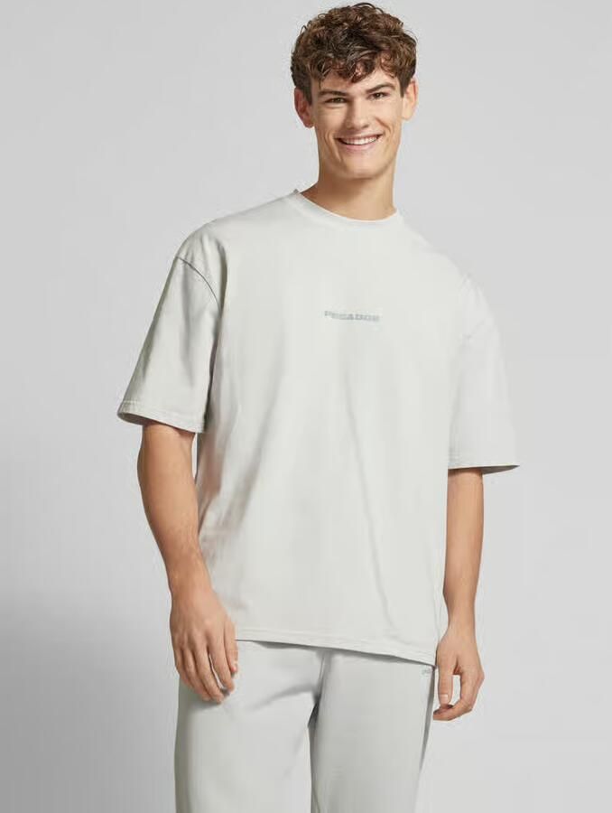 Pegador Colne Logo Oversized Tee men T-Shirts & Polo's grijs Maat S Kleding - Foto 2
