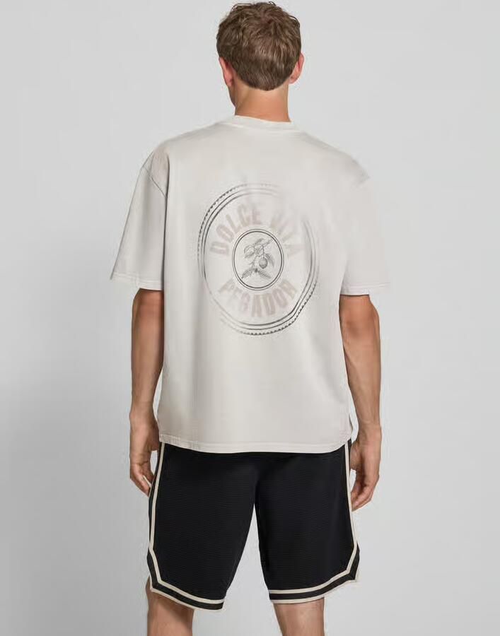 PEGADOR Oversized T-shirt met labelprint model 'Nuevo' - Foto 2