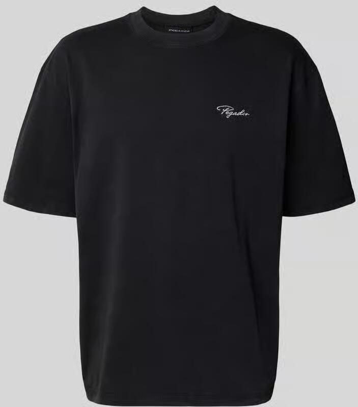 PEGADOR Oversized T-shirt met Labelstitching