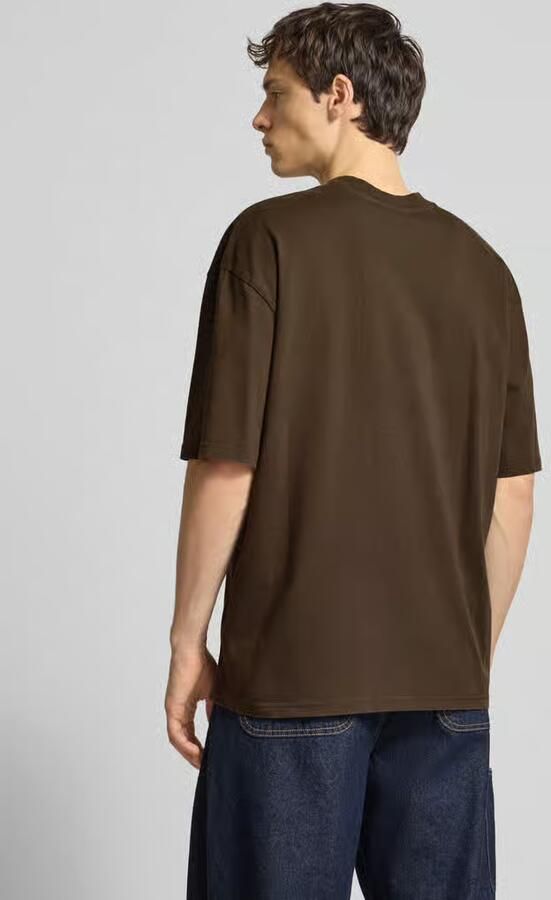PEGADOR Oversized T-shirt met labelstitching