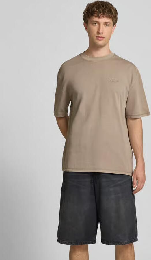 PEGADOR Oversized T-shirt met Labelstitching - Foto 4