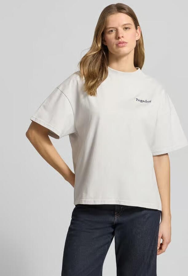 PEGADOR Oversized vrijetijdsoverhemd met labelstitching model 'Soglio' - Foto 10