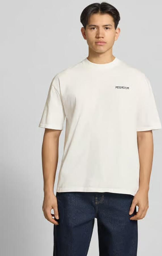 PEGADOR Oversized vrijetijdsoverhemd met labelstitching model 'Soglio' - Foto 14
