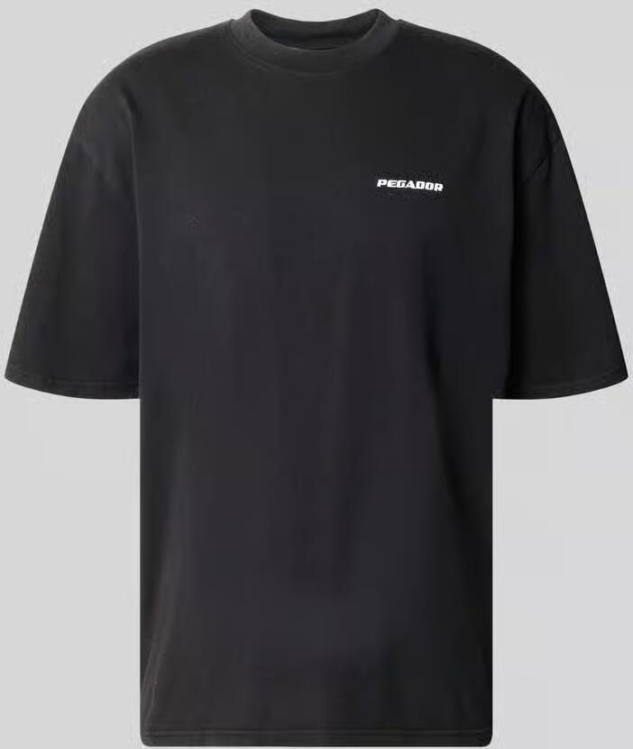 PEGADOR Oversized T-shirt met logo-stitching - Foto 2