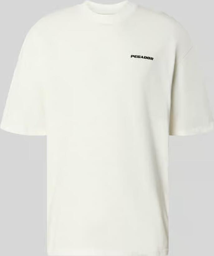 PEGADOR Oversized T-shirt met logo-stitching - Foto 2