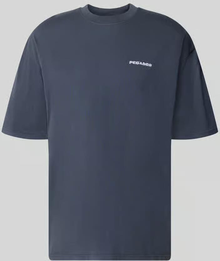 PEGADOR Oversized T-shirt met logo-stitching - Foto 2