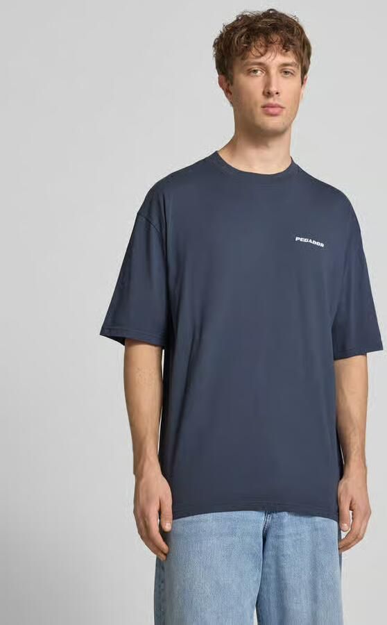 PEGADOR Oversized T-shirt met logo-stitching - Foto 4