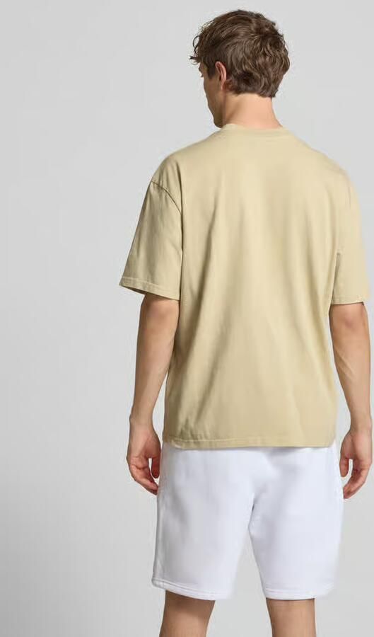 PEGADOR Oversized T-shirt met logo-stitching