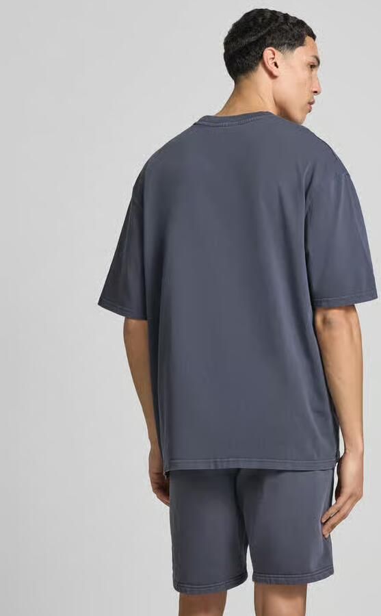 PEGADOR Oversized T-shirt met logo-stitching