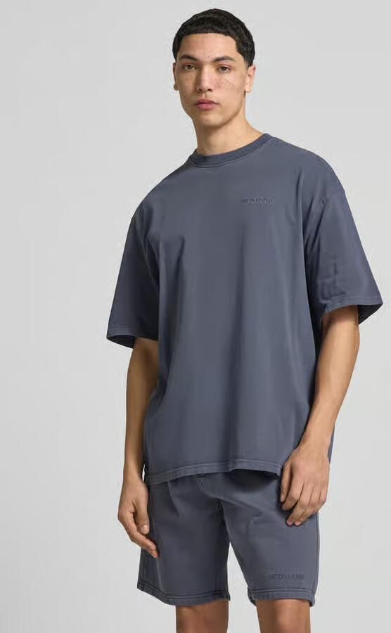 PEGADOR Oversized T-shirt met logo-stitching - Foto 4