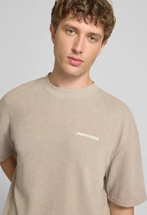 PEGADOR Oversized T-shirt met logostitching model 'Lagos'