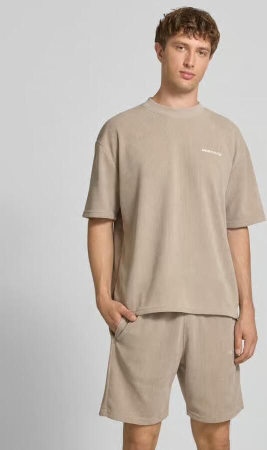 PEGADOR Oversized T-shirt met logostitching model 'Lagos' - Foto 3