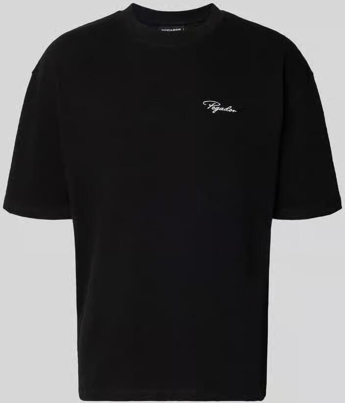 PEGADOR Oversized T-shirt met logostitching model 'Signar' - Foto 2