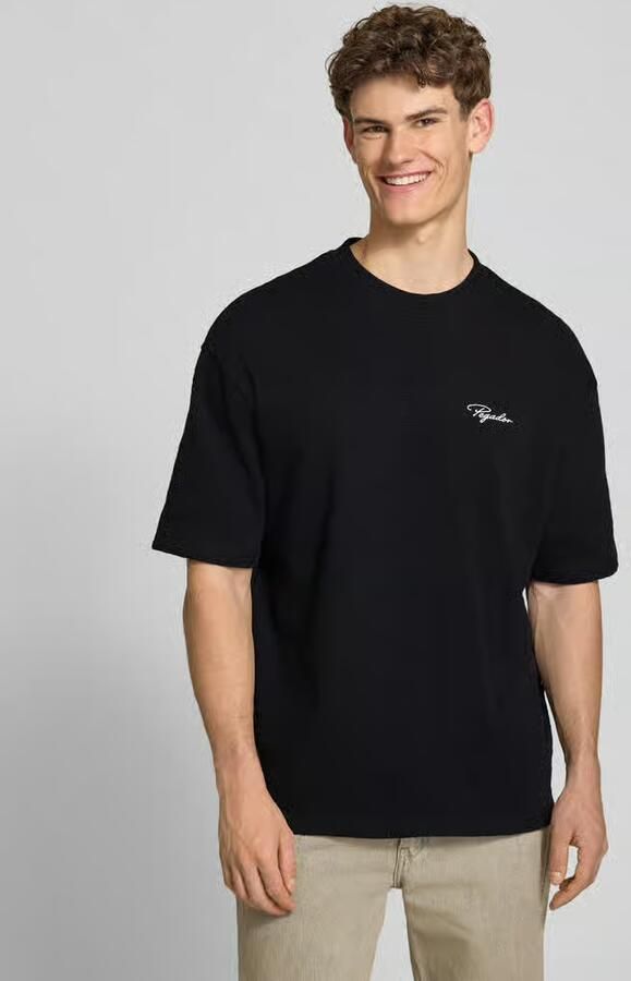 PEGADOR Oversized T-shirt met logostitching model 'Signar' - Foto 4