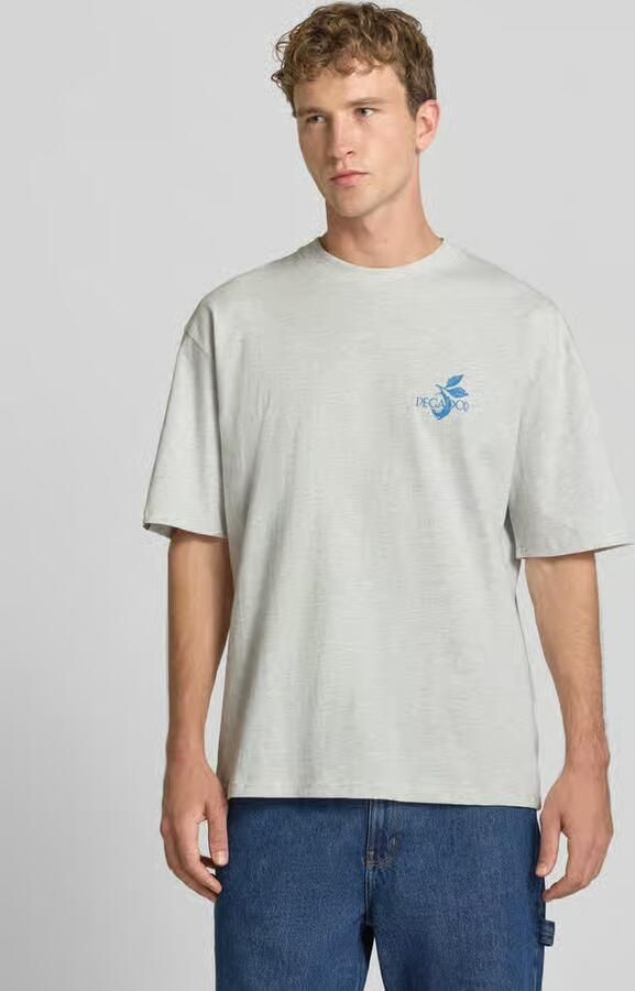 PEGADOR Oversized t-shirt met print op de achterkant en ronde hals - Foto 2