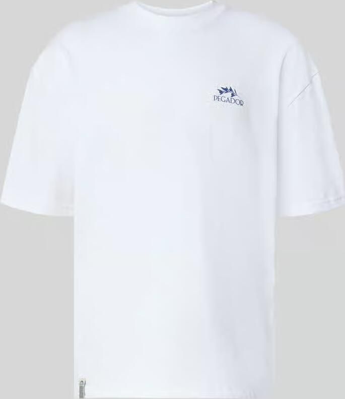 PEGADOR oversized t-shirt met print op de achterkant