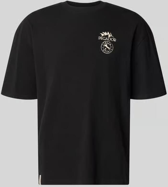 PEGADOR Oversized T-shirt met print op de achterkant model 'Pedroche' - Foto 3