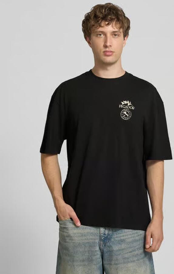 PEGADOR Oversized T-shirt met print op de achterkant model 'Pedroche' - Foto 4