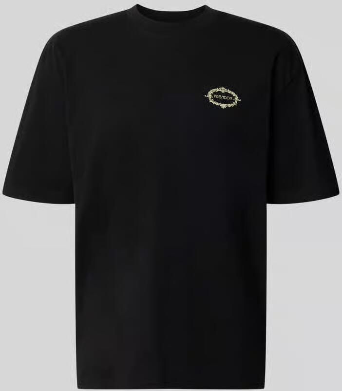 PEGADOR Oversized T-shirt met print op de achterkant model 'Reine' - Foto 3