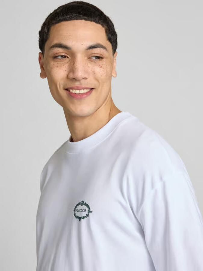 PEGADOR Oversized T-shirt met print op de achterkant model 'Reine'