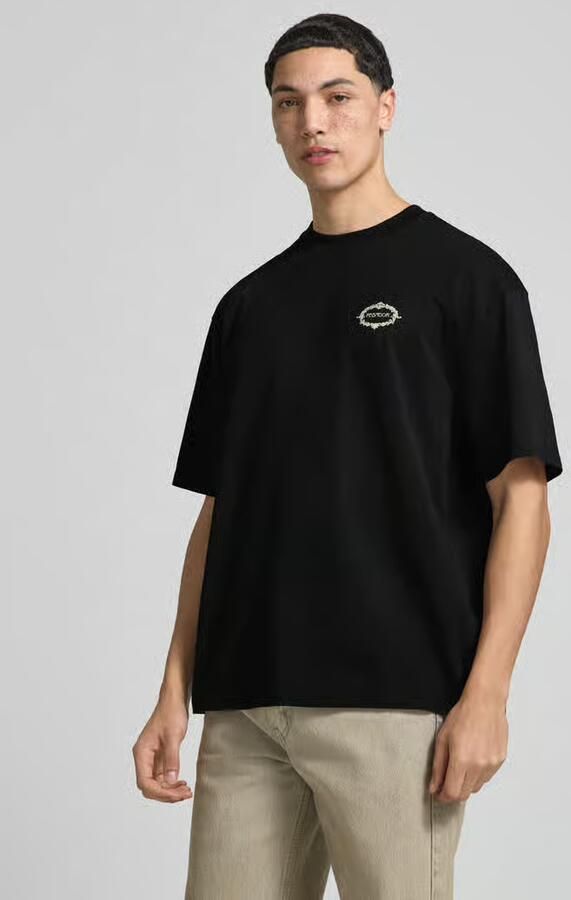 PEGADOR Oversized T-shirt met print op de achterkant model 'Reine' - Foto 4