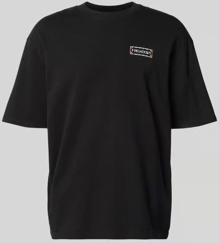 PEGADOR Oversized T-shirt met print op de achterkant model 'Viborg' - Foto 4