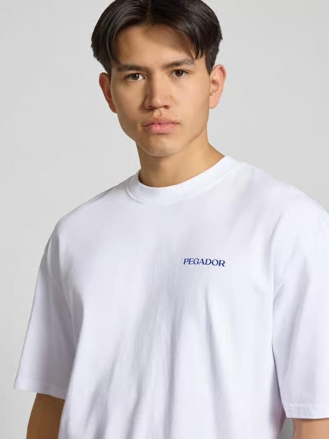 PEGADOR Oversized T-shirt met ronde hals model 'Frombork'